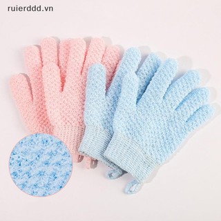 # Ruierddd # Găng tay đi tắm Găng tay đi tắm làm sạch vòi hoa sen SPA Xốp chà bùn Lột Găng tay tẩy tế bào chết Găng tay Massage tắm Đồ dùng phòng tắm.