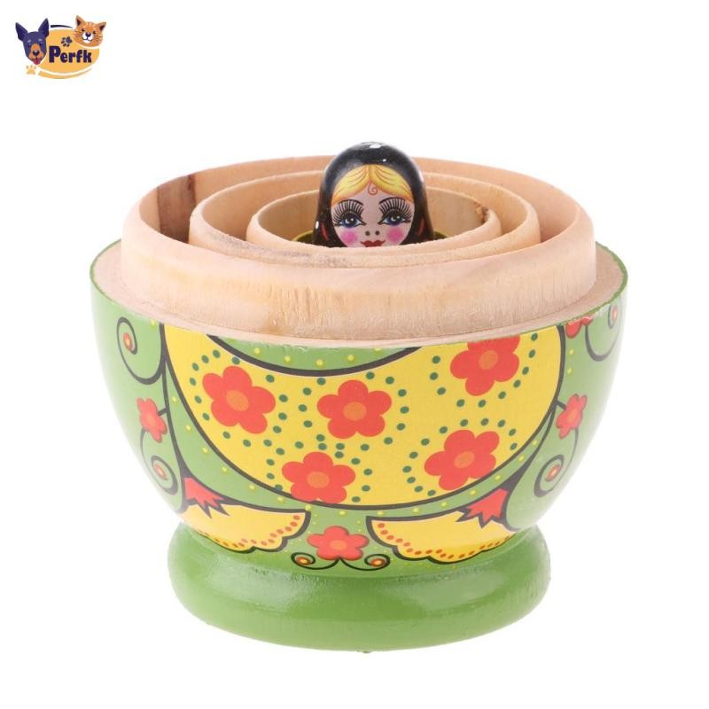5 Chiếc Dễ Thương Nga Làm Tổ Búp Bê Matryoshka Bộ Búp Bê Cho Trẻ Em Đồ Chơi Sinh Nhật Giáng Sinh Phục Sinh Quà Tặng Trang Trí Nhà Cửa