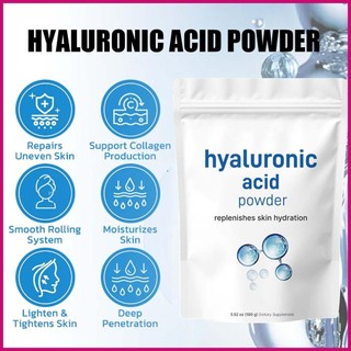 Bột Axit Hyaluronic Cho Mặt Mỹ Phẩm Cấp Thành Phần Tinh Khiết Serum Tinh Khiết Bột Hydrating Dinh Dưỡng Bổ Sung wsdvn