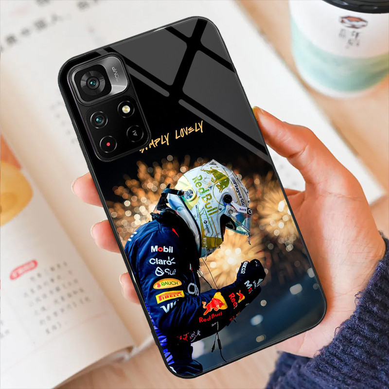 Ốp Điện Thoại Kính Max Verstappen 02 Cho Xiaomi POCO F3 F4 F5 M3 M4 M5 M6 4G X3 X4 GT NFC X5 X6 PRO 5G