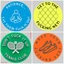Bộ giảm chấn rung vợt JUNYUE88US, Bộ giảm xóc vợt tennis có thể tái sử dụng chống rung, Phụ kiện thể thao Bộ giảm chấn quần vợt đa năng sáng tạo đầy màu sắc Độc đáo