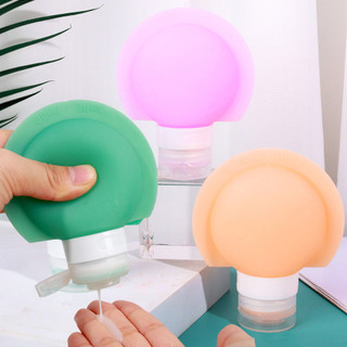 2 Cái / bộ Chai Có Thể Đổ Lại Chất Lượng Cao Silicon Mềm Lotion Hộp Đựng Bóp Ống Di Động Du Lịch Dầu Gội Chai