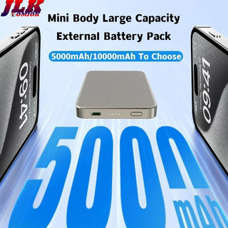 [JLK] 10000mAh Metal Magnetic Power Bank PD20W sạc dự phòng for iPhone 17 ProMax 16 15 14 13 S26 Ultra Pura 70 Note 13 Nova 12 Sạc dự phòng không dây từ tính bằng kim loại Bộ sạc nhanh mỏng Pin phụ