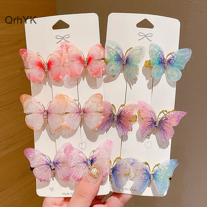 Nhà Máy Thời Trang Nhiều Màu Sắc Kẹp Tóc Bé Gái Kẹp Tóc Barrettes Nữ Ngọt Mưa Trang Trí Mũ Phụ Kiện Tóc Thời Trang QrhYK