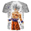 Mùa Hè 2024 Dragon Ball Z Trẻ Em Mới Ngộ nghĩnh Hoạt Hình 3D In Hình Áo Thun Trẻ Em Quần Áo Nam Nữ Tay Ngắn Thời Trang