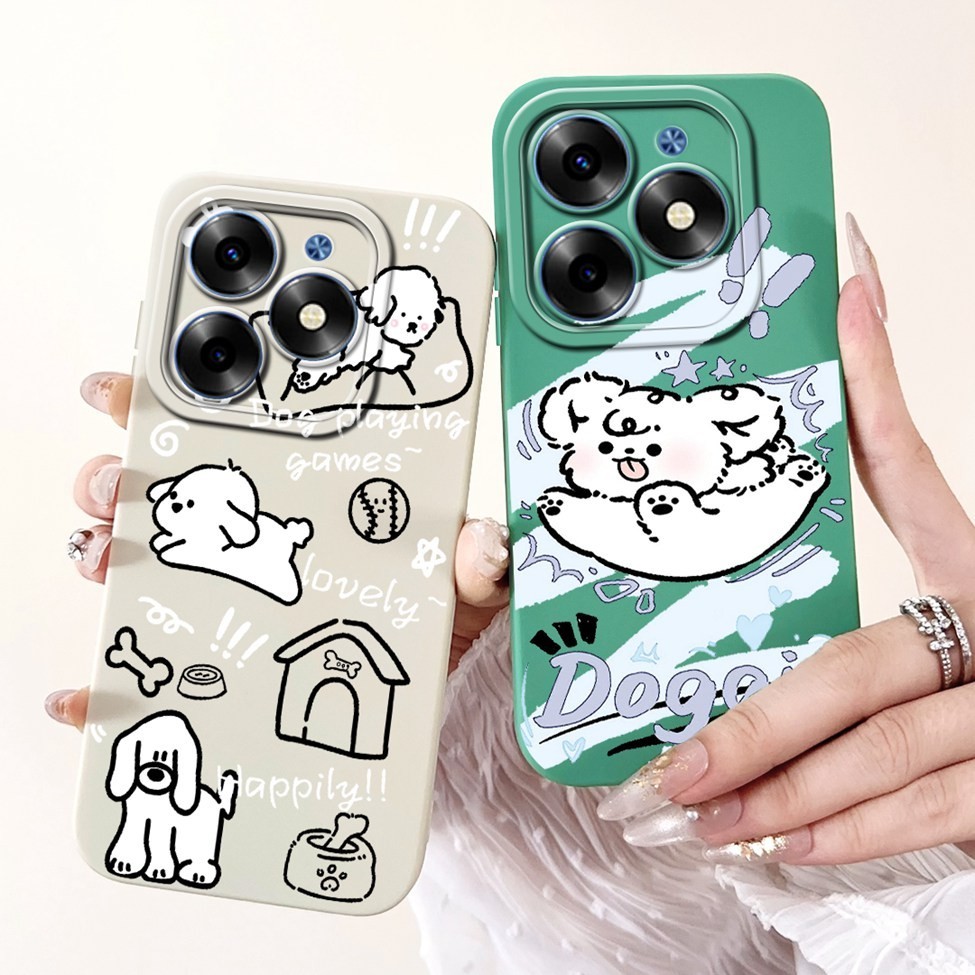 Ốp lưng Tecno Spark Go 2024 BG6 Vỏ bảo vệ chống sốc họa tiết thời trang sang trọng