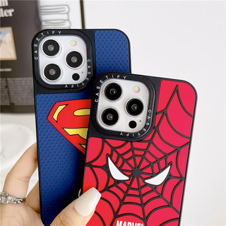 3D Silicon Lightning Bat Spider Man Hulk Fist Phim Hoạt Hình Ốp Lưng Điện Thoại iPhone 15 14 13 12 11 7 8 Plus SE2 14Plus iPhone11 Vỏ Bảo Vệ Chống Sốc