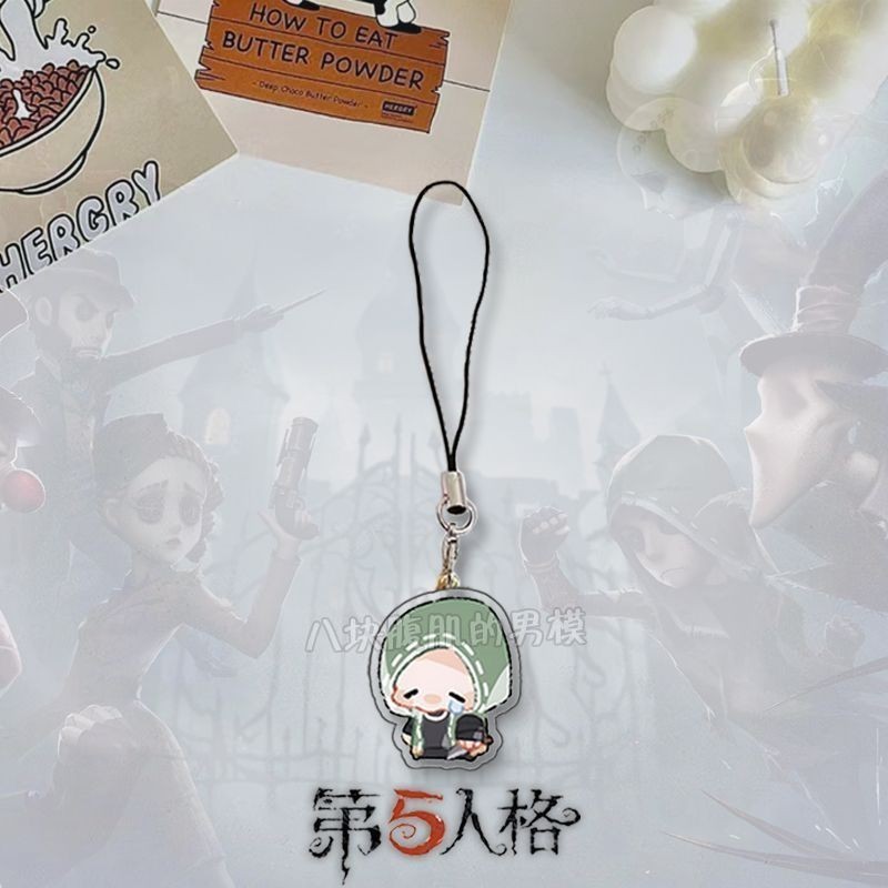 Identity V Cry Series Điện Thoại Di Động Dây Naib Subedar Frederick Kreiburg Acrylic Mặt Dây Treo Dây Dễ Thương Người