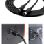 Cáp nối dài bộ chuyển đổi nam sang nam 4Pin DIN cho loa R1700BTR1600TIII Dây kết nối chắc chắn Din 4pin Nam Wir