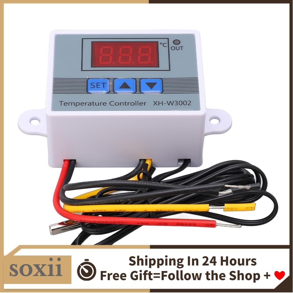 Soxii Digital Temperature Controller Thermostat Heating Cooling Switch ...