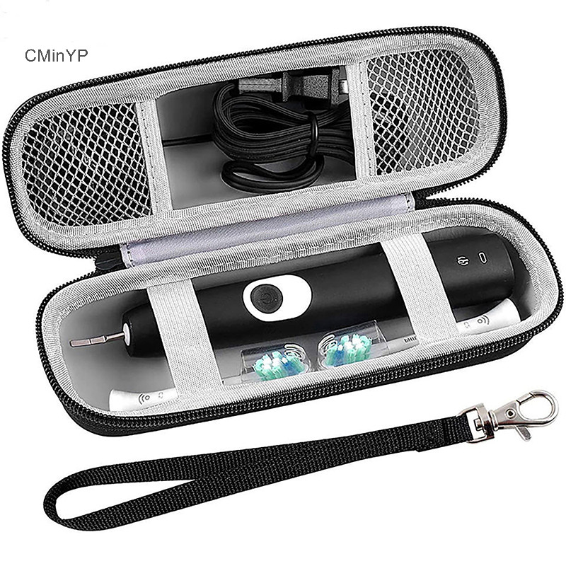 Cminyp Di Động EVA Hộp Bảo Quản Cho Bàn Chải Đánh Răng Điện Mang Hộp Cứng Vỏ Bảo Vệ Người Tổ Chức Giá Đỡ Phụ Kiện Du Lịch Vinh Quang