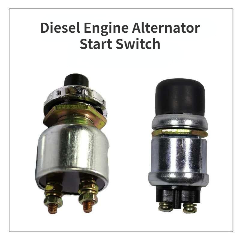 Công tắc nút bấm khởi động/còi JK260 cho máy phát điện Diesel, khởi động 1 chạm