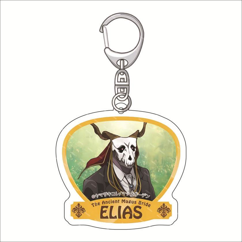 Cô Dâu Của Pháp Sư Móc Khóa Hatori Chise Elias Luz Acrylic Móc Khóa Anime Ngoại Vi