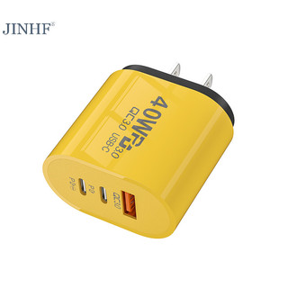 Jinhf 40W USB C Bộ Sạc Nhanh 3.0 PD Loại C Cho Điện Thoại Di Động HOT
