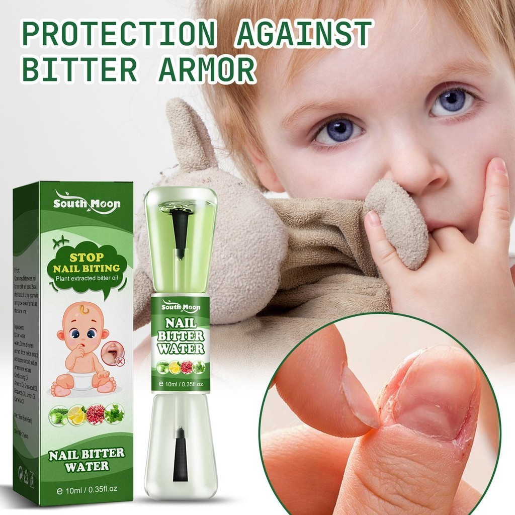 Stop Nail Biting Liquid 10ml Kid 's Bitter Tasting Nail Anti-Biting Liquid Non-Toxic Body Care Solution sonlekvn