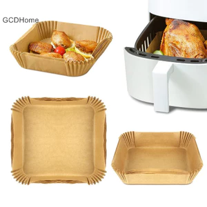 Gcdhome Bếp Nồi Chiên Không Khí Giấy Nướng Giấy Hấp Thụ Dầu Nồi Chiên Không Khí Phụ Kiện Xử Lý HOT