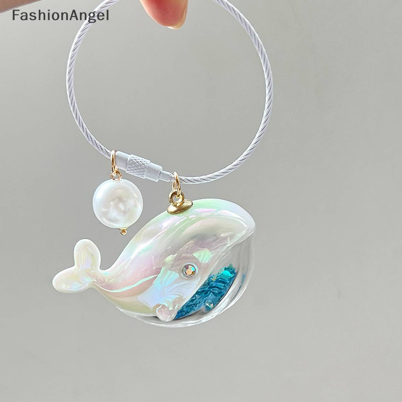 FashionAngel Cá Voi Dễ Thương Cá Heo Móc Khóa Động Vật Biển Búp Bê Móc Khóa Phụ Kiện Xe Hơi Dành Cho Nam Nữ Cặp Đôi Túi Trang Sức TH