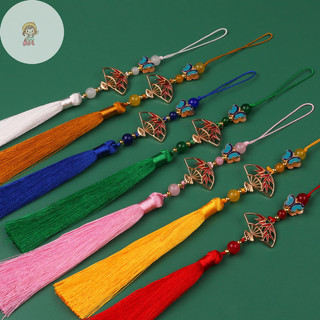 TWE Ice Floss Fan sel Antique Hanfu Trang trí sel Sườn xám ép Placket Phong cách dân tộc Trang trí nhà cửa VN