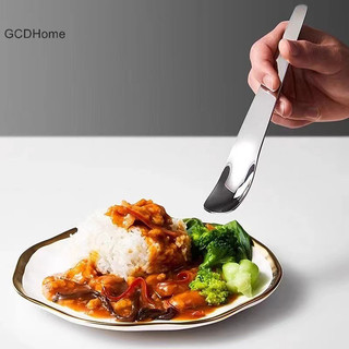 Gcdhome 1 Chiếc Thìa Cà Phê Bằng Thép Không Gỉ Cà Phê Khuấy Thìa Trà Kem Bánh Món Tráng Miệng Thìa Thanh Nhà Bếp Bộ Đồ Ăn HOT