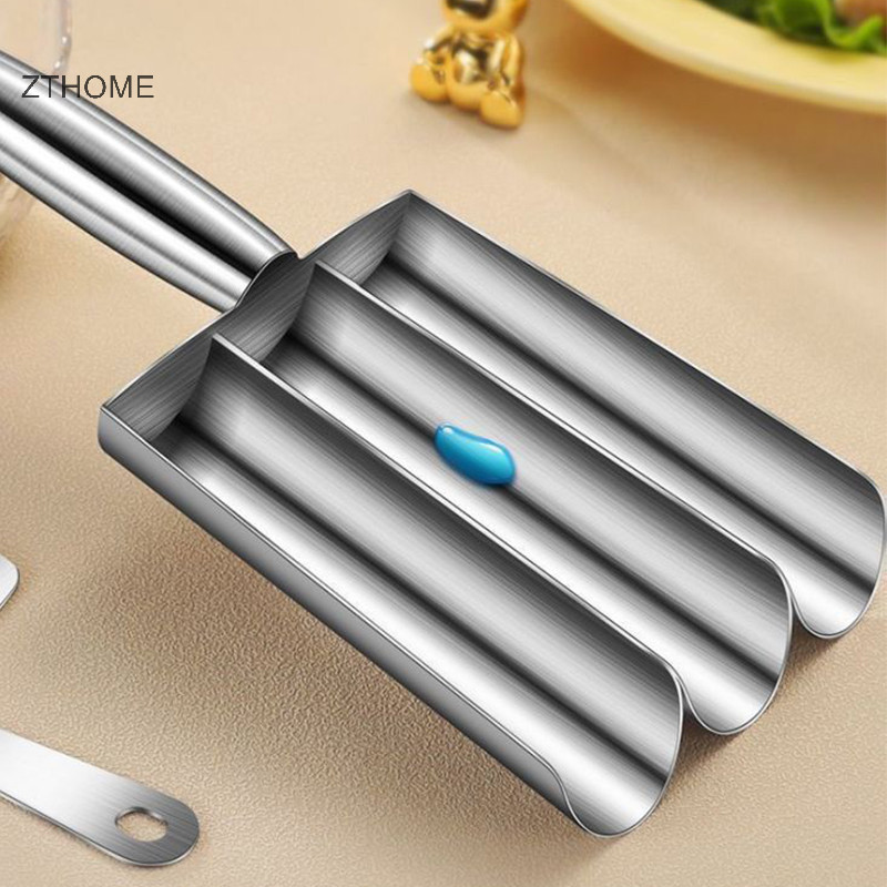Zthomee Thép Không Gỉ Thịt Viên Thìa Thịt Viên Máy Làm Hình Cá Máy Làm Thịt Viên Khuôn Trượt Bánh Khuôn Dụng Cụ HOT