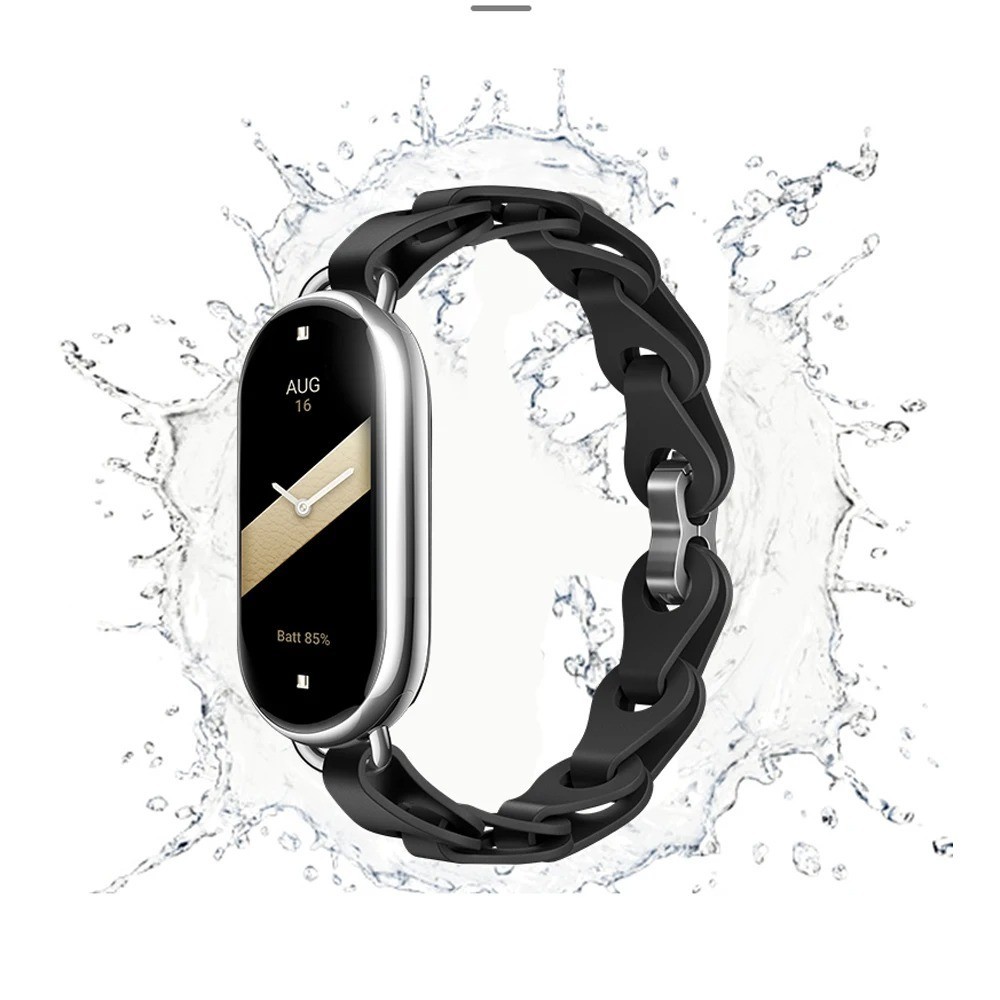 Dây đeo bện Nylon Solo Loop cho Xiaomi Mi Band 10/9/8 NFC, vòng tay thông minh nữ, quà tặng