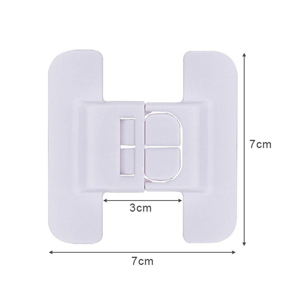 Khóa tủ lạnh MONOSTYLE, Khóa an toàn trẻ em ABS chống mở, An toàn nhà ở màu trắng