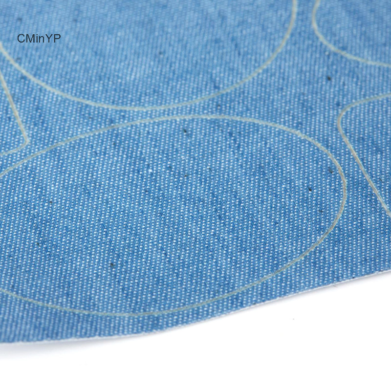Cminyp Làm Dày Denim Tự Dính Dán Quần Jean Lỗ Liền Mạch Sửa Chữa Miếng Dán Tổ Chức Vinh Quang