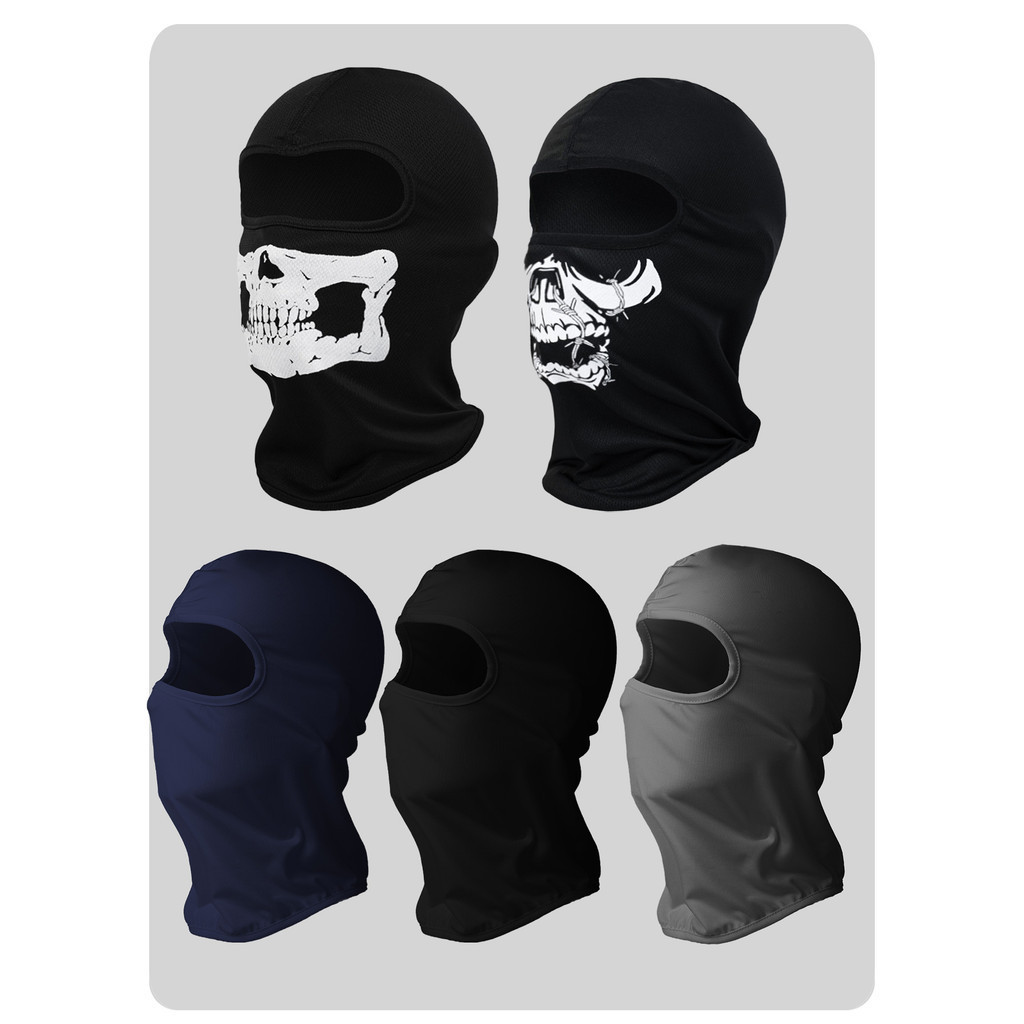 Mặt nạ ma quái Skeleton Balaclava Vỏ đầu kinh dị Đi xe đạp