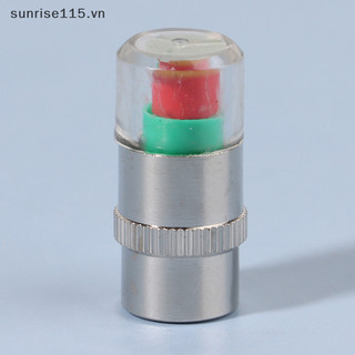 Srvn 4 Cái / bộ Chỉ Báo Áp Suất Lốp Xe Ô Tô Đồng Hồ Đo Áp Suất Lốp Cảnh Báo Nắp Van Cảm Biến.