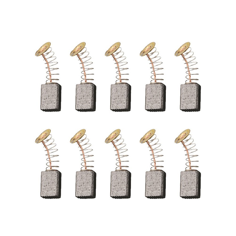 10 chiếc Dụng cụ điện Bàn chải Carbon Máy mài góc búa điện Bàn chải than chì