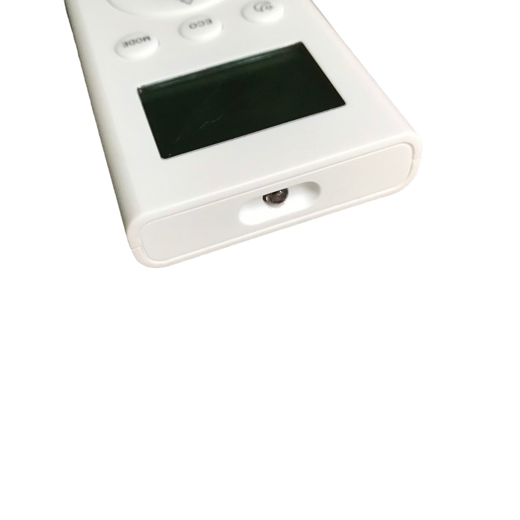 tay điều khiển remote từ xa điều hòa casper RCH-RUY-1 mẫu ngắn màu trắng-kèm pin-tay đầu bấm điều hòa casper RCH-RUY-1