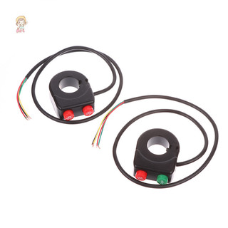 Công tắc động cơ TWE Phụ kiện sửa đổi tín hiệu rẽ Xe máy ATV 22mm Tay lái còi và đèn pha Nút kết hợp VN