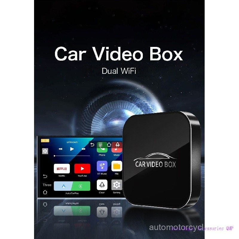QMP Có Hàng Miễn Phí Vận Chuyển Hộp Android Ô Tô 3 trong 1 Có Dây CarPlay sang CarPlay Không Dây Máy Android Ô Tô Hộp CarPlay Chuyên Dụng Hộp Video Điện Thoại Apple