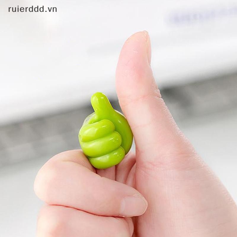 # Ruierddd # 5 / 10 / 20 Chiếc Silicon Ngón Tay Cái Móc Treo Tường Cáp Kẹp Dây Bàn Sắp Xếp Bàn Chải Lưu Trữ Nhãn Dán Tường Tiện Ích Những Điều Hữu Ích Cho Gia Đình.