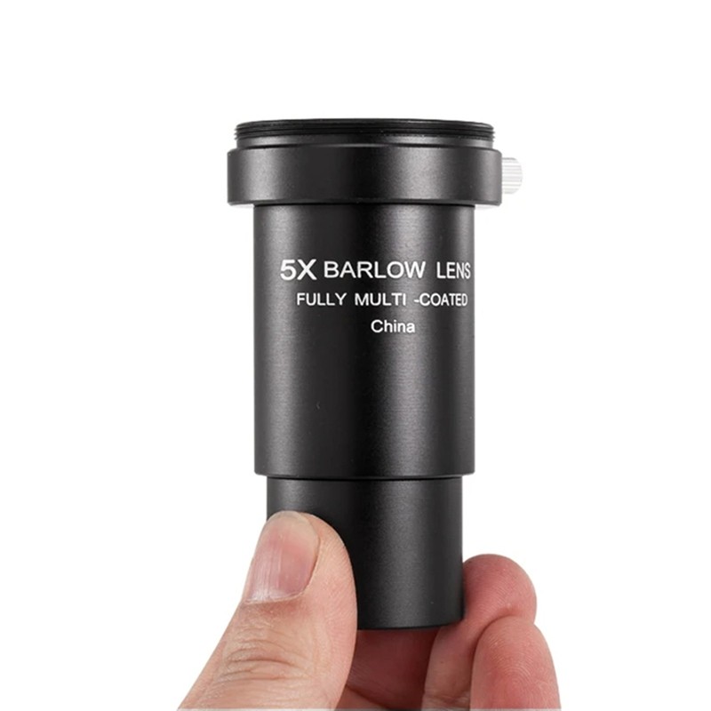 Tai ống kính Barlow kim loại 5x cho kính viễn vọngzoom 1,25 inch/31,7mm chất lượng cao