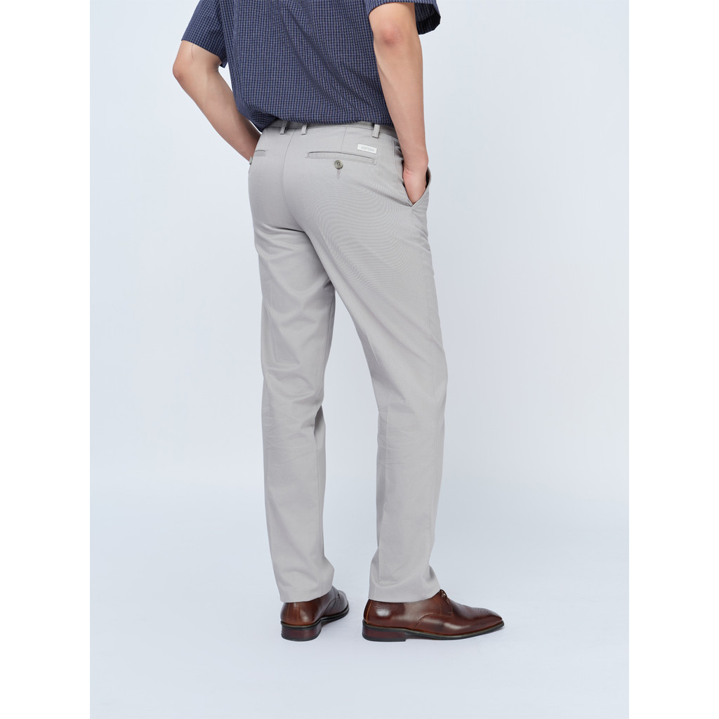 Quần Khaki 0 ply VIETTIEN SMART CASUAL vải cotton phom Regular VT00000309
