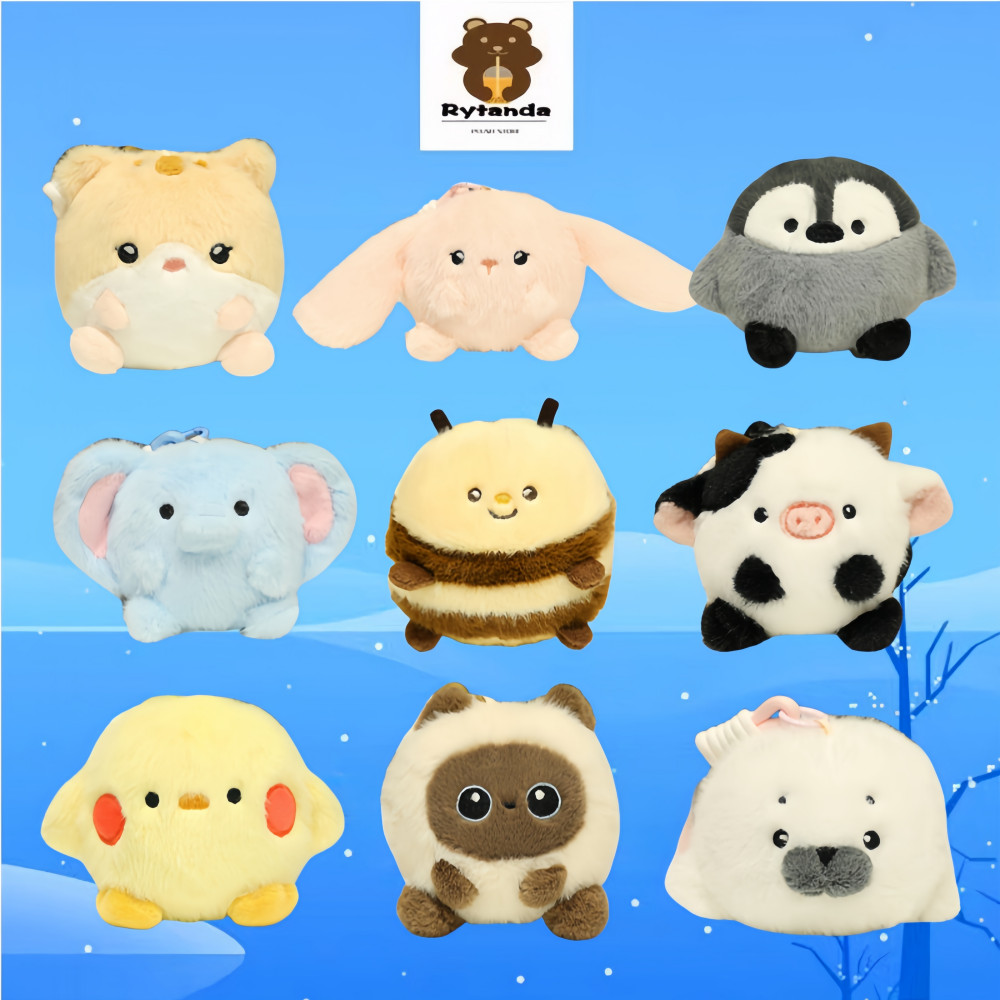 Kawaii Động Vật Sang Trọng Đồ Chơi Mèo Dễ Thương Bò Thỏ Sang Trọng Búp Bê Mặt Dây Chuyền Móc Khóa Ong Vui Nhộn Đồ Chơi Nhồi Bông Để Bàn Ba Lô Trang Trí Mềm Mại Cho Bé Đồ Chơi Làm Dịu Trẻ Em Quà Tặng Sinh Nhật Trao Đổi