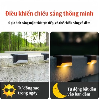 Đèn sàn năng lượng mặt trời chống nướcĐèn Led Năng Lượng Thấm Nước Gắn Hàng Rào / Cầu Thang / Hành Lang / Sân Vườn