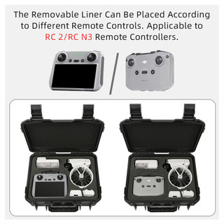 Dành cho túi đựng hộp chống cháy nổ DJI flip RC 2 / RC-N3 có màn hình điều khiển từ xa, bình nước bảo vệ tay, hộp đeo chéo lật di động ngoài trời, phụ kiện máy bay không người lái