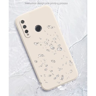 Thời trang mới Huawei Y6P Y5P Y7P 2020 Y9S Honor 10 Lite Khung cản vuông mỏng Vỏ silicon TPU mềm có dây đeo cổ tay