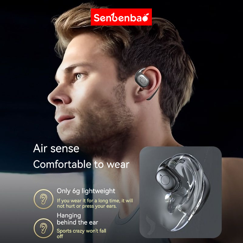 Senbenbao S75 Tai nghe không dây mở tai mới Ows Bluetooth 5.3, Tai nghe không dây, Khử tiếng ồn, Tương thích với Android, Universal.