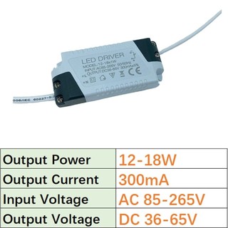 Smvp Đèn LED Trình Điều Khiển Chiếu Sáng Biến Áp Nguồn AC85-265V 1-3W 4-7W 8-12W 18-25W 25-36W 20-24W 30-36W 50W 300mA