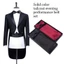 TOPTOOLCX Tuxedo Cummerbund, Bộ dây buộc cổ quý ông Belly Band, Thời trang kinh doanh đàn hồi lụa rộng Satin Pocket Square Compere