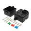 Mt DC12V / 24V Xe Ô Tô Tự Động Xe Tải 3 Chiều Cầu Chì Giá Đỡ Rơ Le Mạch Cầu Chì Rơ Le 4 Chân hoặc 5 Chân 40A 80A Rơ Le