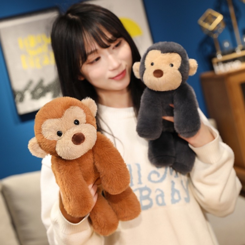 Khỉ Dễ Thương Sang Trọng Đồ Chơi Nhiều Màu Sắc Khỉ Sang Trọng Búp Bê Mô Phỏng Khỉ Đồ Chơi Nhồi Bông Trang Trí Phòng Ngủ Nhà Mềm Mại Cho Bé Làm Dịu Búp Bê Quà Tặng Sinh Nhật Trẻ Em Đổi Quà Tặng Quà Tặng