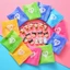 Kawaii Nezha Chủ đề hoạt hình Túi mù Mini Túi bí ẩn bất ngờ với các bức tượng nhỏ dễ thương Quyến rũ cho trẻ em Dự tiệc Quà tặng Cung cấp