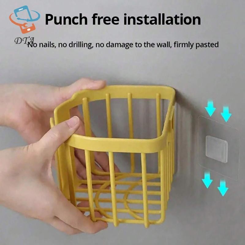[DTA] Kệ giấy vệ sinh không đục lỗ Phòng tắm Hộp đựng khăn giấy nhà bếp Hộp đựng giấy treo tường Hộp đựng giấy vệ sinh Giấy cuộn VN