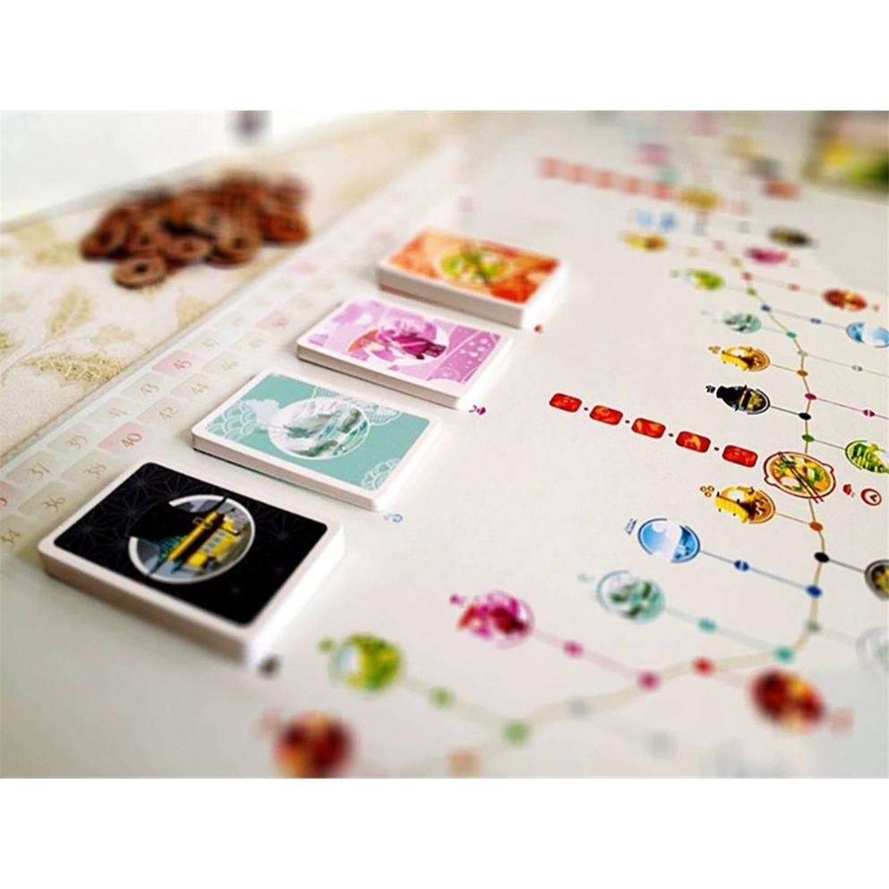 [Luật Việt] Tokaido Broadgame Thẻ Bài Trò Chơi Tokaido Lữ Khách Xứ Mặt Trời Tigar