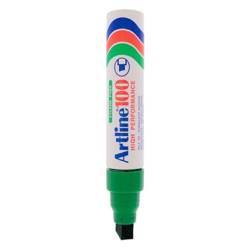 Bút lông dầu, bút dạ, bút phớt 7.5-12mm nét cối siêu to Artline EK-100 trợ giảng, diễn giả, thuyết trình, bút đào tạo