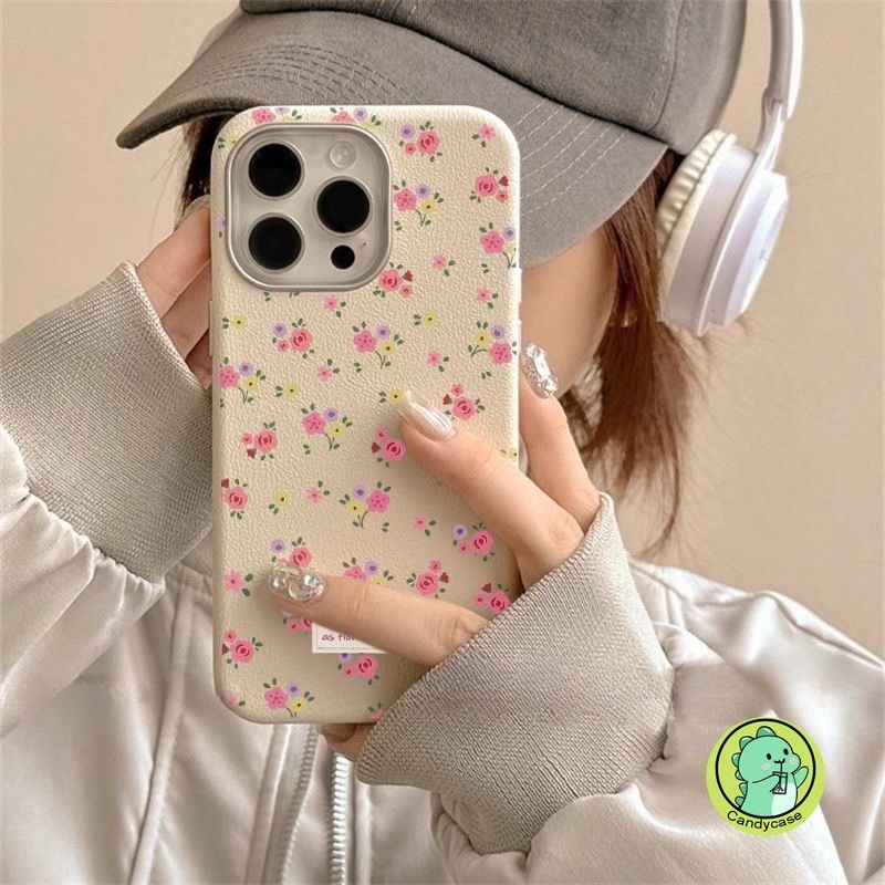 Ốp Điện Thoại Da Mùa Xuân Thanh Lịch Cho Realme 14 13 12 11 Pro Plus Lite 14X 12X 10 11X 9i 8i 8 7 7i Global 6 5 6i 6s 5i 5s 2 Pro + 5G 4G Vỏ Sang Trọng Hoa Dễ Thương Mềm Mại Bao da